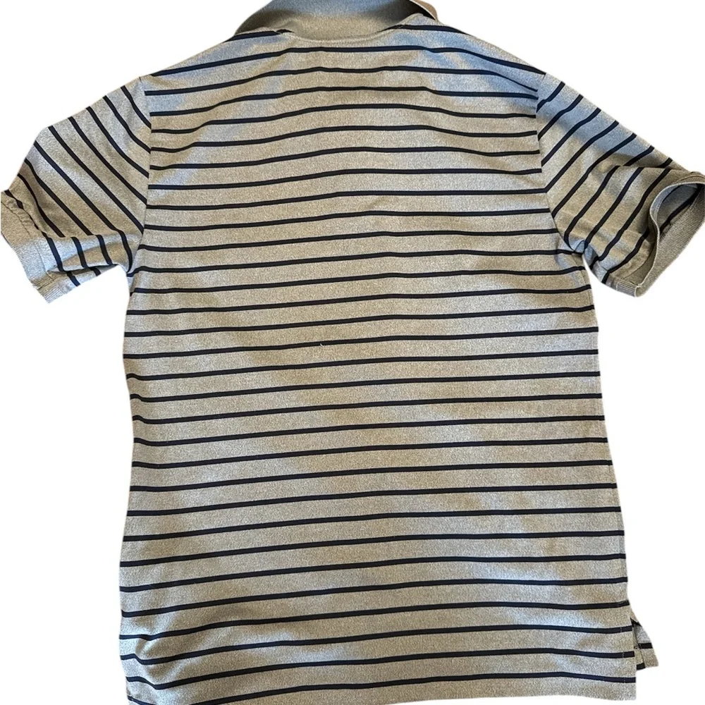 Ralph Lauren youth size LG(14/16) Black and Gray Striped Polo